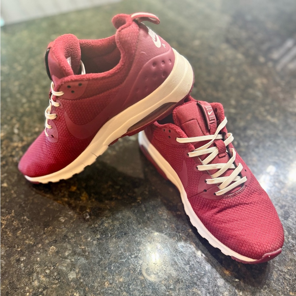Nike Red Air Max Athletic Shoes size 6.5